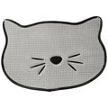 Design Imports Grey Cat Whiskers Placemat CBBB01414